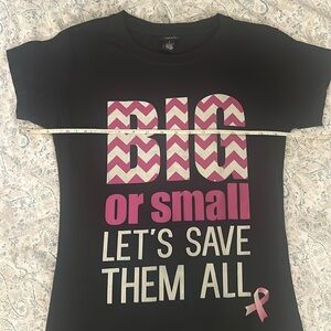 Stand Out and Support the Cause! Women's Breast Cancer Awareness Shirt - Size L
